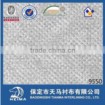 top fuse fusible nonwoven interlining 9550