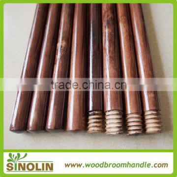 2015 hotsale lacquer powder painted wooden broom stick