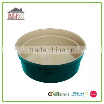 2015 Portable custom design convenient melamine travel dog bowl