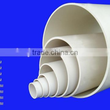 Cheap white color pvc water supply pipe