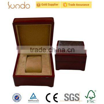 newest design good quality luxury wooden watch case