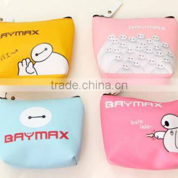 Professional cartoon printing PU coin purse made in China