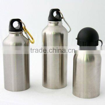 Single wall stainless steel sports water bottle