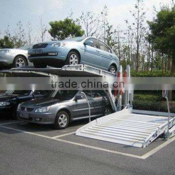 Hydaulic mini tilting double parking car lift