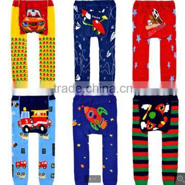 2015 wholesale kids cartoon knitted pp leggings,pp pants, busha pants,