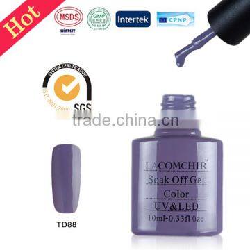 LACOMCHIR newest nail arts design gel polish ,rich colors nail polish ,led uv gel nail polish