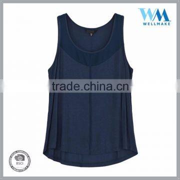 Hot Selling sleeveless tank top women t shirt