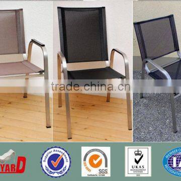 nicely polished stainless steel bar chair