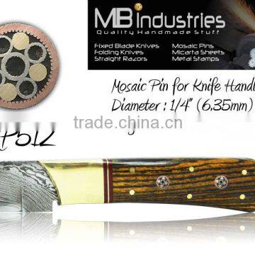 Mosaic Pins for Knife Handles MP512 (1/4") 6.35mm