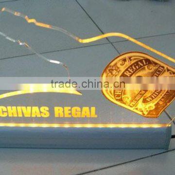 Acrylic Led Lighted Sign Holder With Base, Acrylic Sign, LED Acrylic Sign Holder photo-3