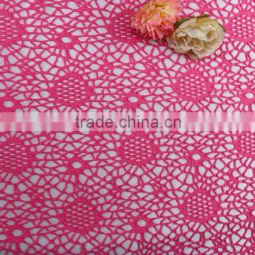 floral Lace bonded polyester lace lastest style african dry lace chair covers wedding