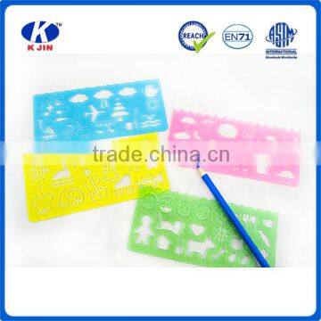 2016 New Style Office and School Supplies Plastic Letter Stencil Ruler for Engineer and Kids photo-6