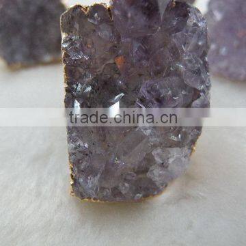 Super quality best selling gemstone finger amethyst ring