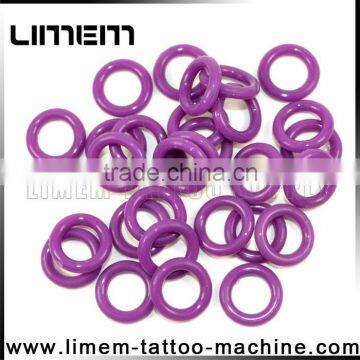 Purple Color Tattoo Machine Silicone O Ring Mixed Colors High Quality Best Shock Absorption