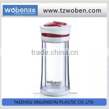 double wall couple bottles, plastic drinking bottles for students