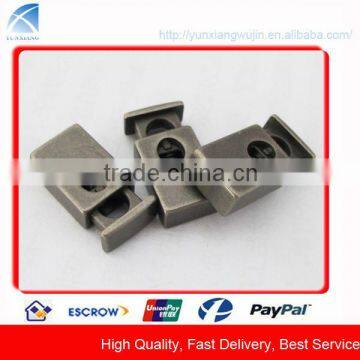 CD9828 High Quality Zinc Alloy Rectangle Cord Stopper