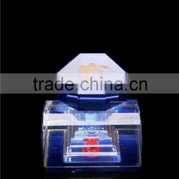 Hot Wholesale beautiful brand custom crystal glass perfume bottle from factory