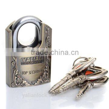 China-made Best Popular Half Wrapped Beam Zinc Alloy Bullet Padlock