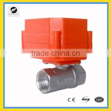 2 way electric ball valve for rain water equipment, softer water