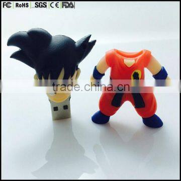 custom made anime figure high speed USB flash drive 2GB,4GB,8GB,japan cartoon figure flash driver