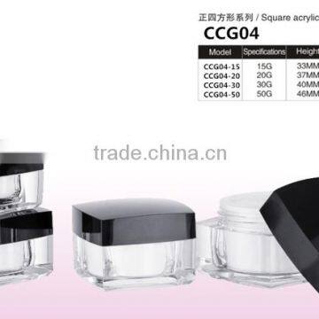 Wholesale Cosmetic Packaging Skincare Bottle Round Colord 15g/30g/50g Acrylic Jars Acrylic Cream Jar photo-3
