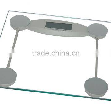 180kg Digital large transparent glass platform bathroom weighing scales