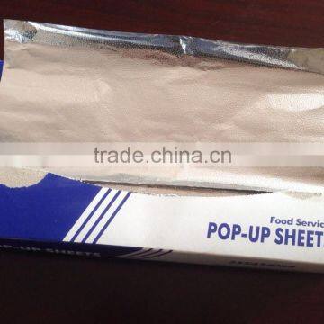 pop up aluminium foil sheet for airline with high quality