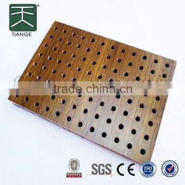 fiberglass drop ceiling tiles/wooden perforated acoustic panel