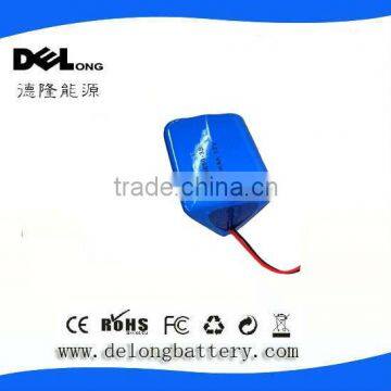 12v li-ion18650 battery pack 2600mah high capacity customized battery