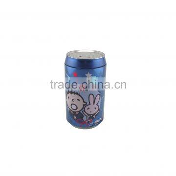 Cola tin, saving tin, compressed T-shirt tin