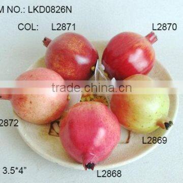 2015 New Artificial Fake Fruits Artificial Polyfoam Pomegranate for display House Decoration