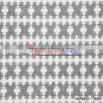 China Factory 100% Cotton Fabric Polyester Yarn Unique Geometric Design Lace Fabric For Window Curtain/Sofa Fabric