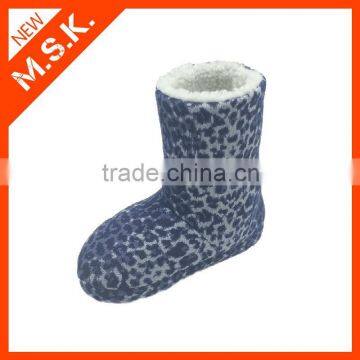 Plush Fabric Boot Cotton Indoor Slipper