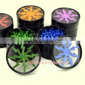 2016 new VATECH Thorinder black 4 layer aluminum herb /weed grinder