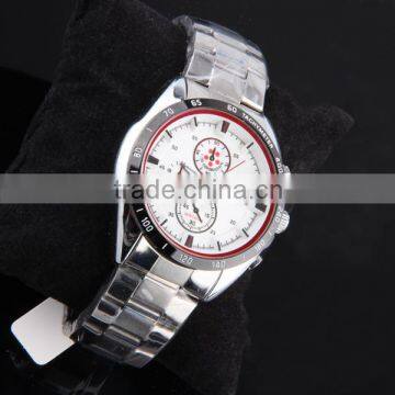Stainless Steel Band Quartz Watch for Men