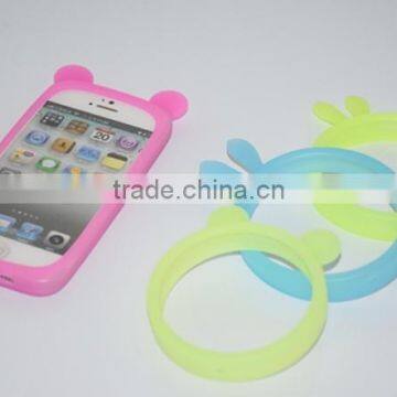 2015 new product animal shaped cute silicone phone case