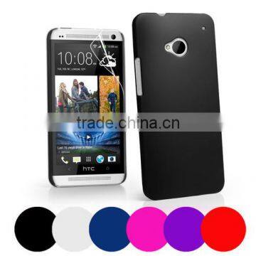 Frosted Matte Skin Hard Plastic Case For HTC One M7/M8+Screen Film