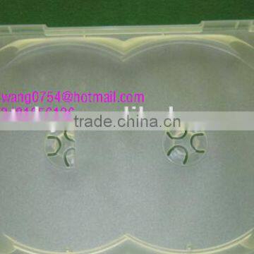 14mm Clear 3discs Dvd Case With Smooth Film