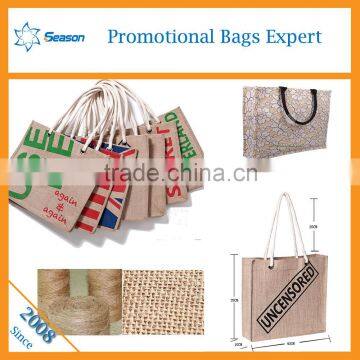 Wholesale jute bag taobao shopping bag prices of jute bag