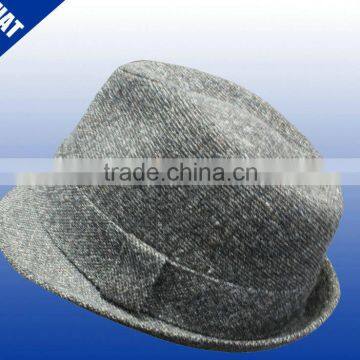 Wholesale Custom Logo Band polyester Fedora Hat