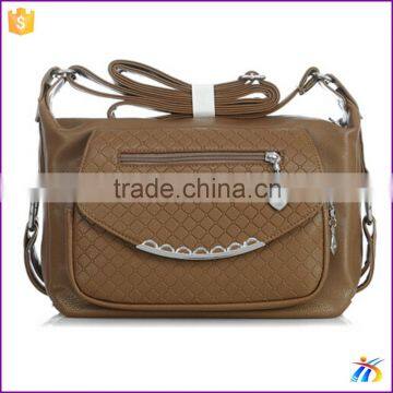 Stylish khaki high quality lady bag shoulder bags cheap