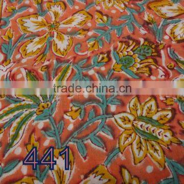 RTC-31D Multi Design&Colour Hand Block Printed Fabric 100% Cotton Natural Fabric Manufacturer Jaipur