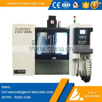 VMC-850L China cnc vertical machining center with linear guideway and siemens 802d cnc control