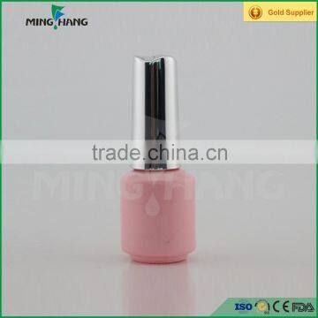 5ml Cylindrical Shape Glass Nail Gel Polish Bottle With Brush and Cap photo-4