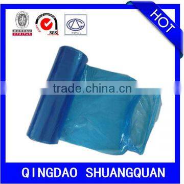 HDPE transparent plastic bag, flat bag with gusset