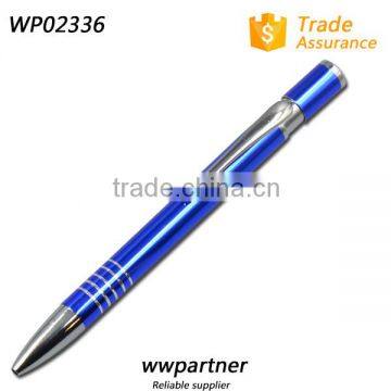 New Style Disposable Ballpoint Pen with 5 Middle Rings for Promotion