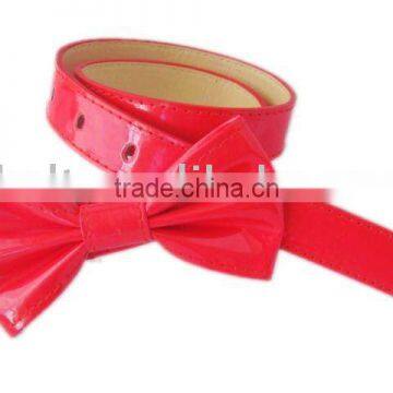 Lady PU belt with bow