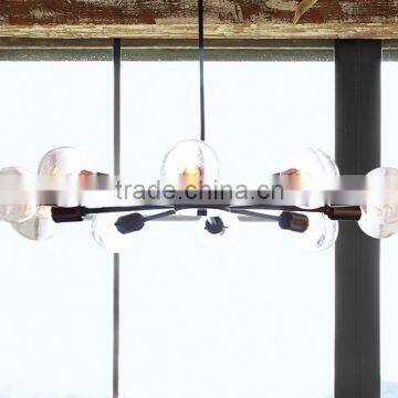 12.12-3 chic decor A streamlined open profile and straightforward functionality MID CENTURY CHANDELIER