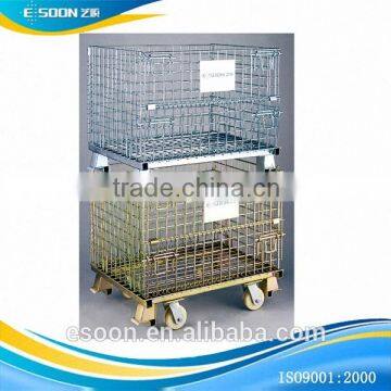 Wire Bulk Storage Containers On Wheels