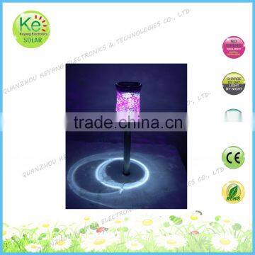Glass Colorful Outdoors Solar Garden Path Light photo-2